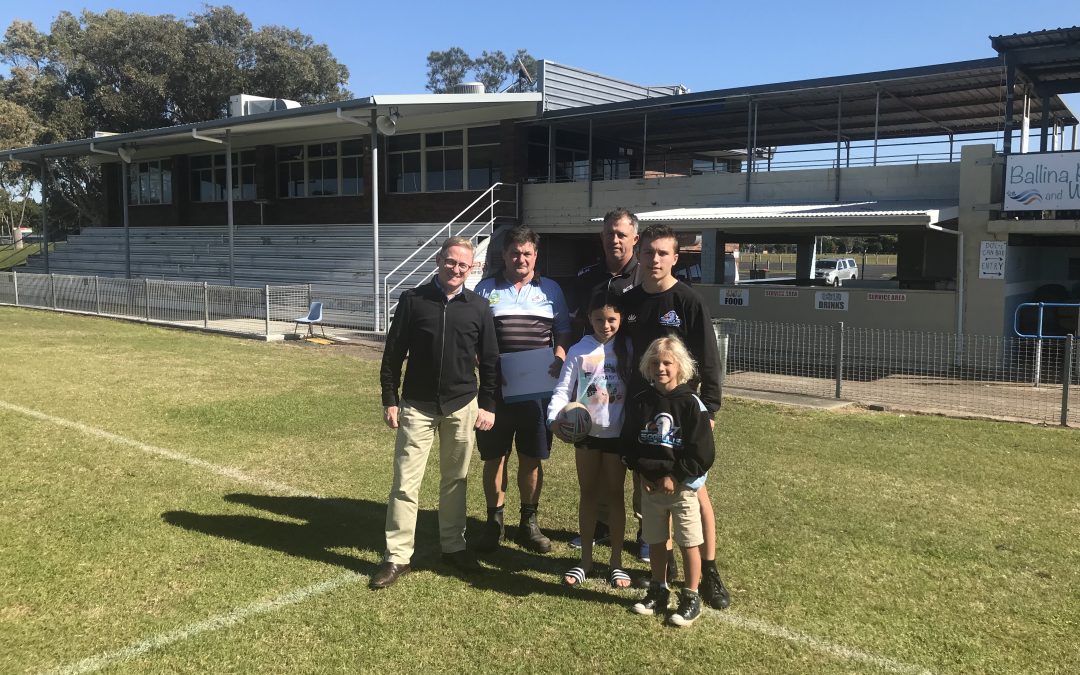 NSW GOVERNMENT RAISES THE ROOF FOR BALLINA SEAGULLS