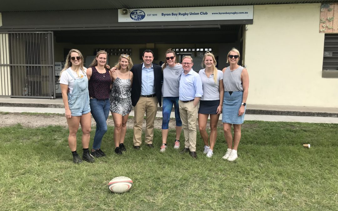 NSW GOVERNMENT BRINGS HOME FUNDING TRY FOR BYRON RUGBY