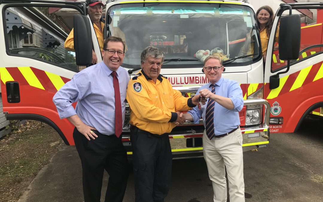 BIG BOOST FOR NORTHERN RIVERS FIREFIGHTERS WITH UNVEILING OF NEW VEHICLE