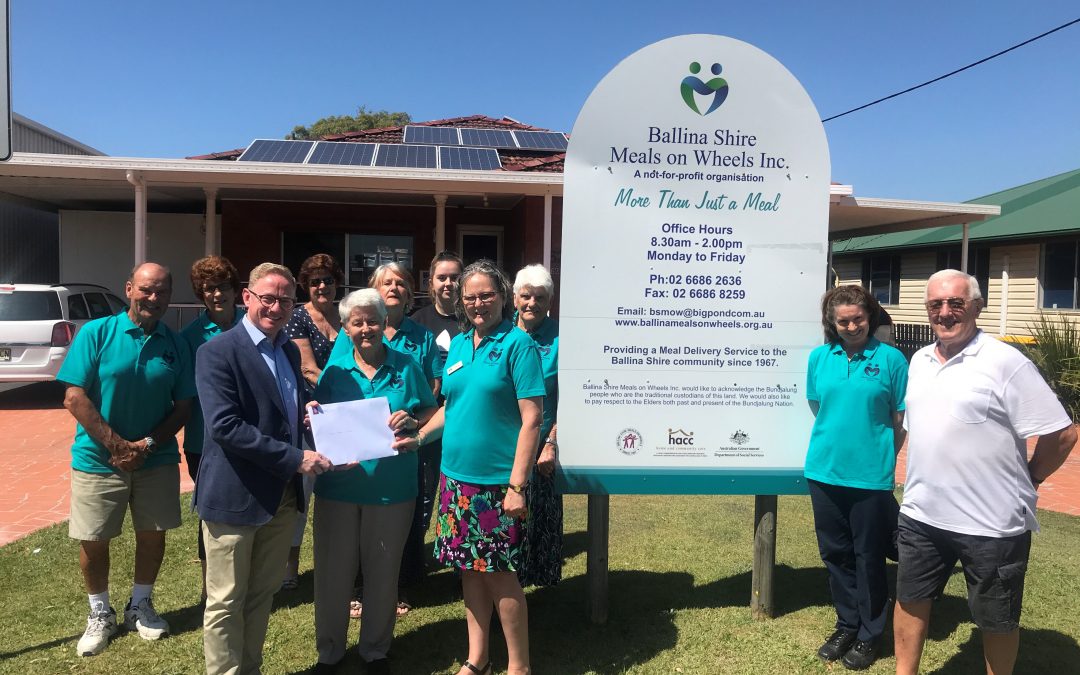 SOLAR TO POWER BALLINA MEALS ON WHEELS