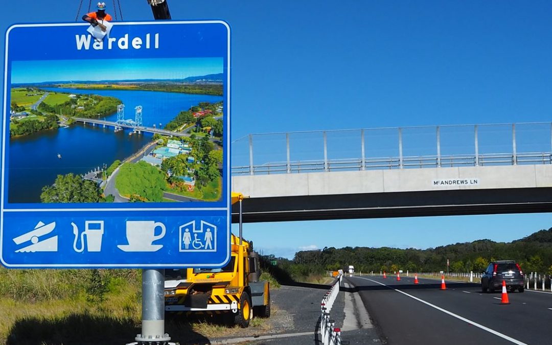 WARDELL SIGN SENDS TOURIST DOLLARS TO TOWN