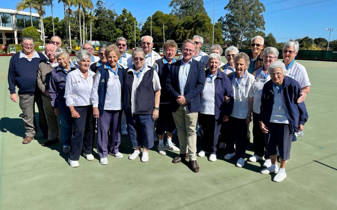 NEW SHADES OF GREEN AT LISMORE WORKERS SPORTS BOWLS CLUB