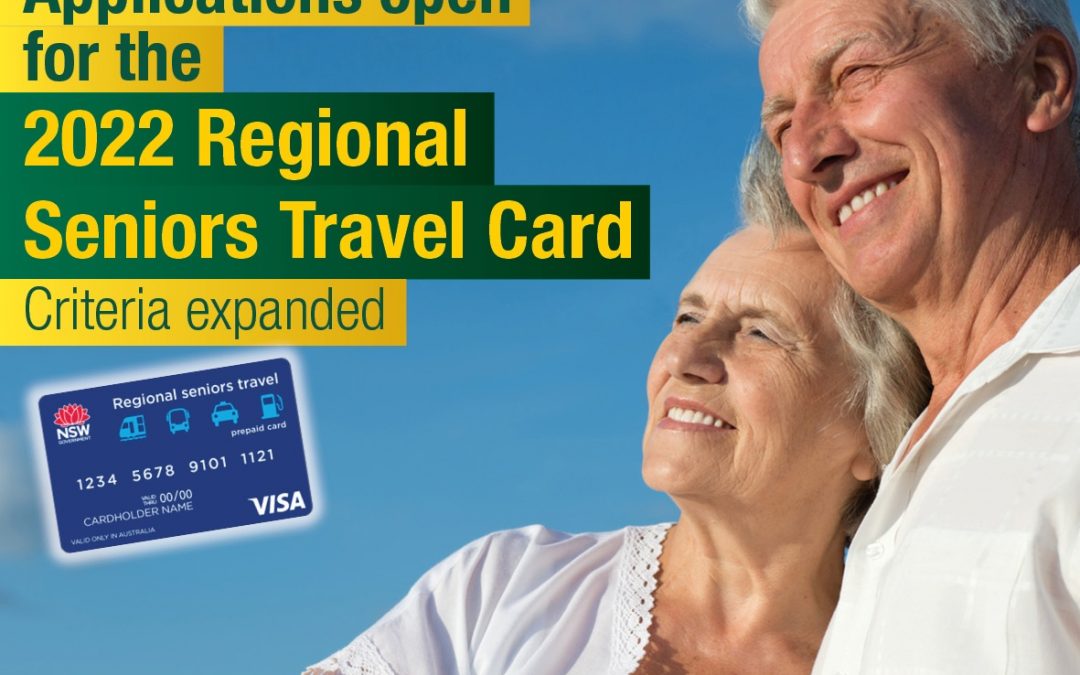 MORE NORTHERN RIVERS SENIORS GET MOVING WITH TRAVEL CARD